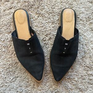 Sperry Topsider Black Suede Mule Slide - Women’s size 9.5